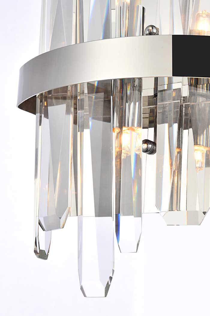 Elegant Wall Sconce - Chrome, L 8" (2200W8C)