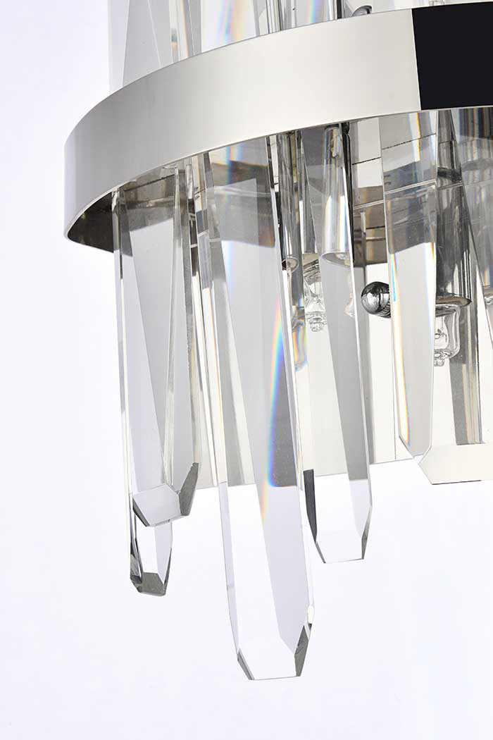 Elegant Wall Sconce - Chrome, L 8" (2200W8C)