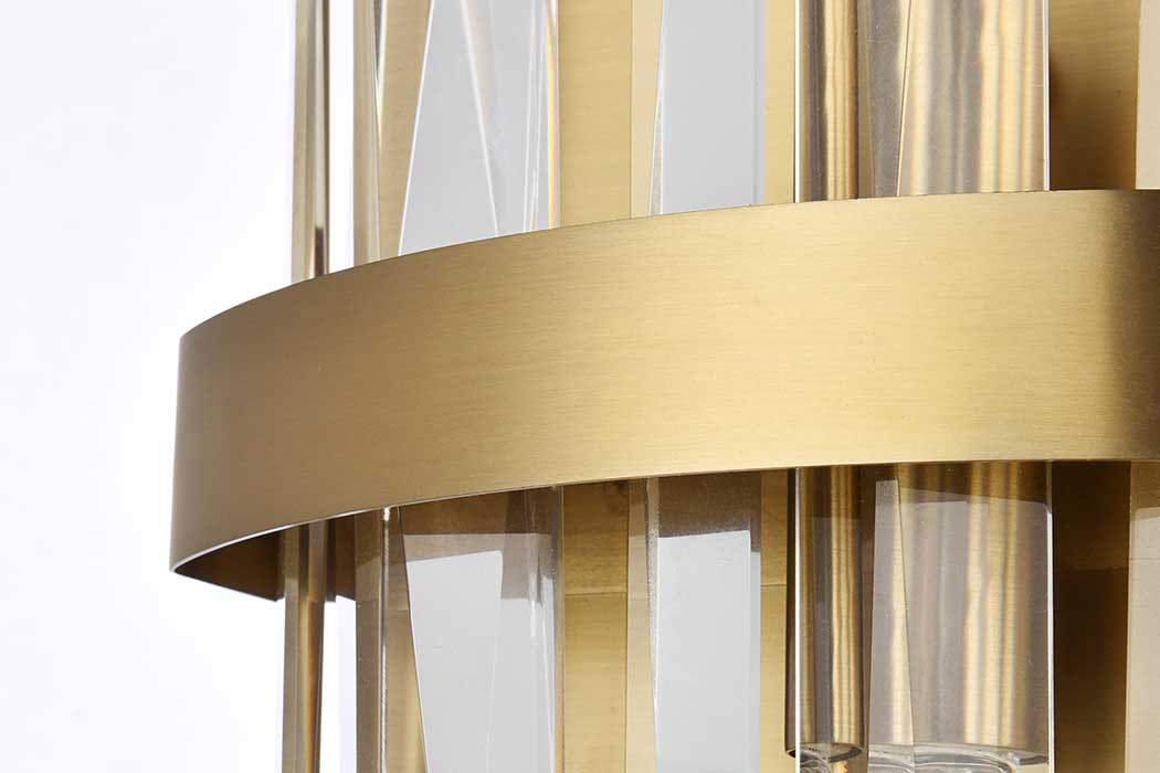 Elegant Wall Sconce - Satin Gold, L 8" (2200W8SG)