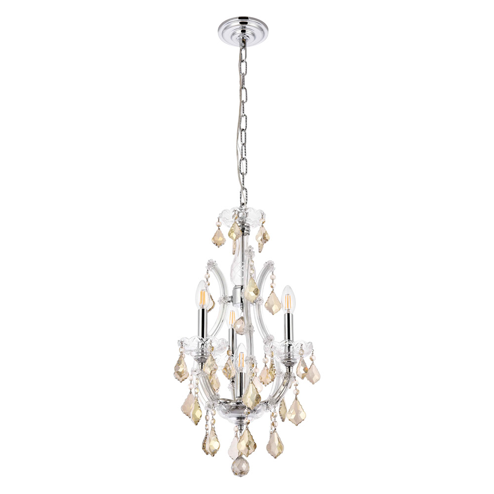 Elegant Hinkley Outdoor Porter - Chrome/Golden Teak, L 12" (2800D12C-GT-RC)