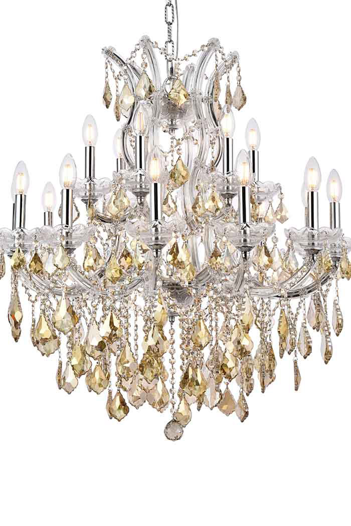Elegant Hinkley Outdoor Porter - Chrome/Golden Teak, L 30" (2800D30C-GT-RC)