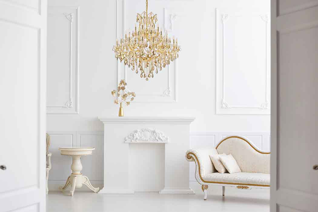 Elegant Maria Theresa 41 Light Chandelier - Gold/Golden Teak, L 44" (2800G44G-GT-RC)