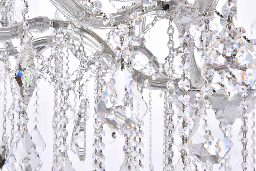 Elegant Maria Theresa 41 Light Chandelier - Chrome, L 46" (2800G46C-RC)