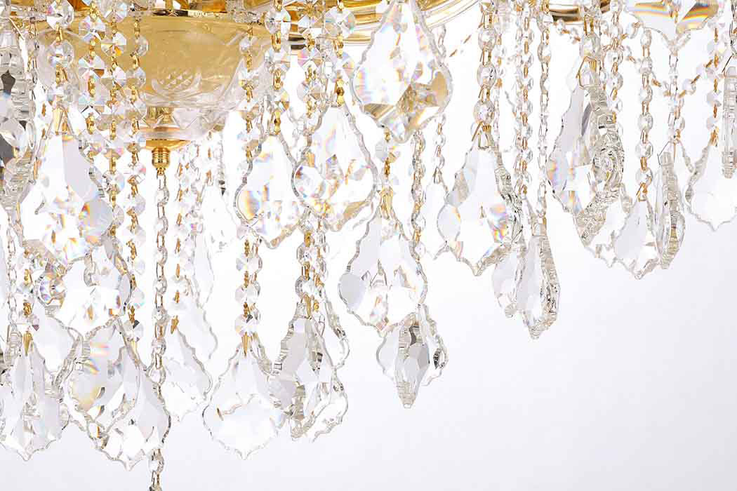 Elegant Maria Theresa 41 Light Chandelier - Gold, L 52" (2800G52G-RC)