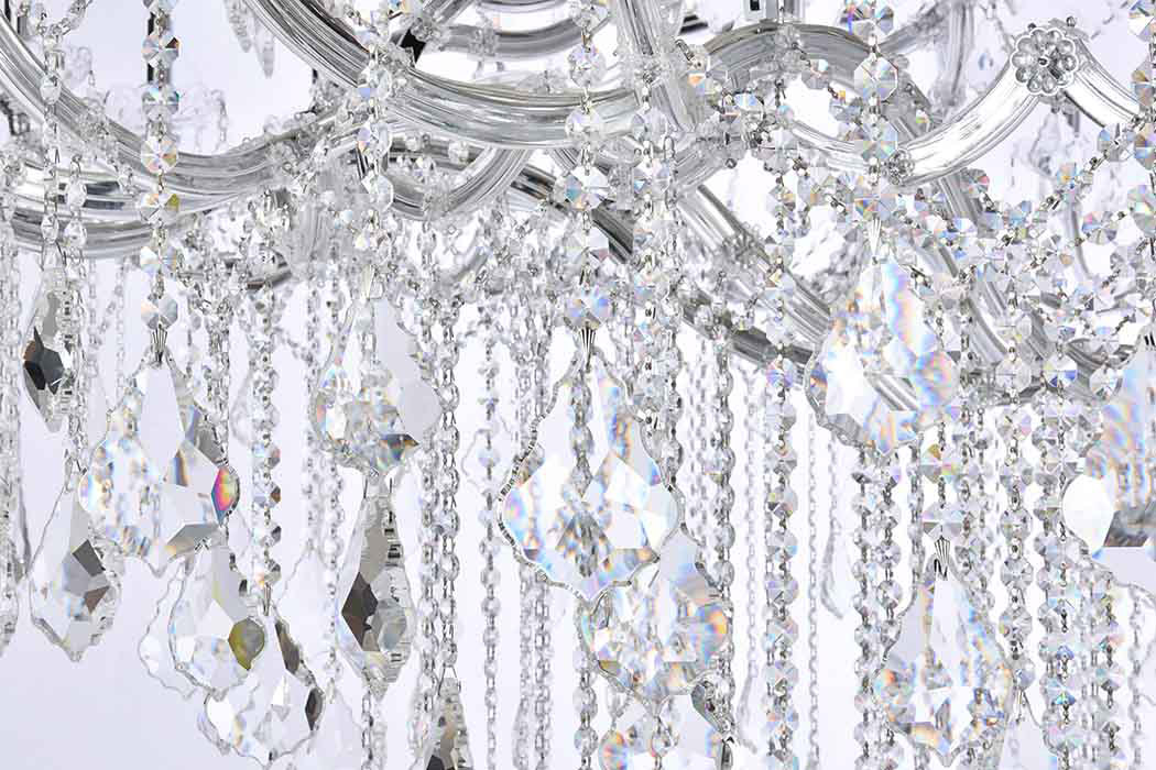 Elegant Maria Theresa 41 Light Chandelier - Chrome, L 72" (2800G96C-RC)
