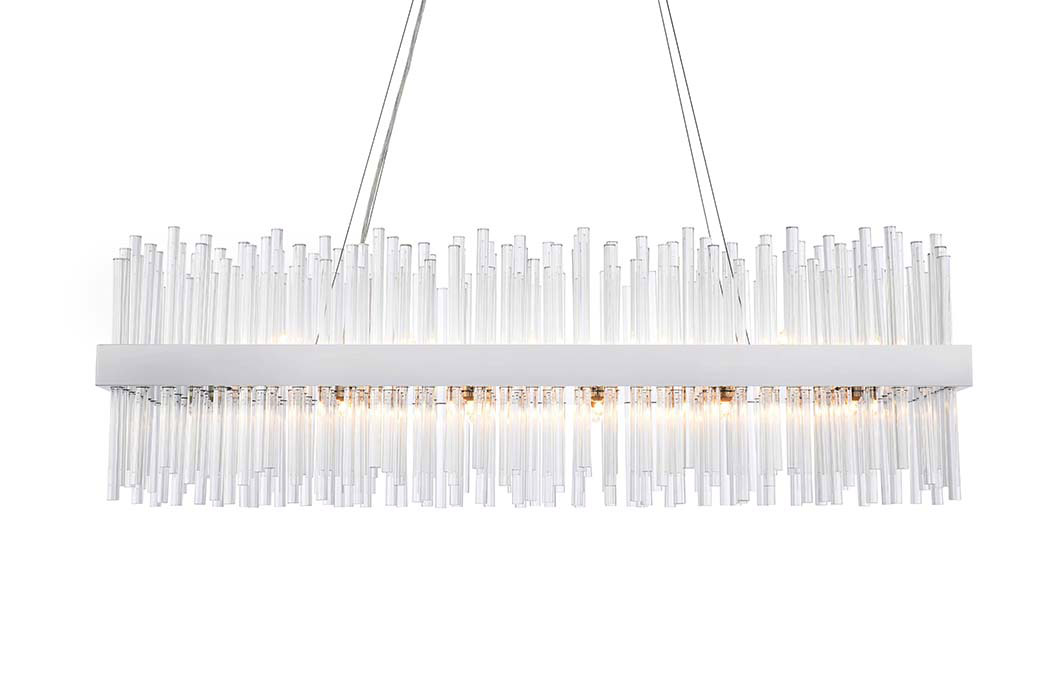 Elegant Chandelier - Chrome, L 42" (3000G42C)