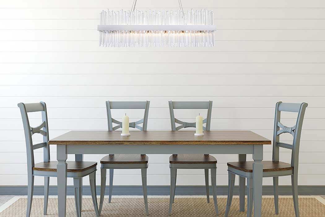 Elegant Chandelier - Chrome, L 42" (3000G42C)
