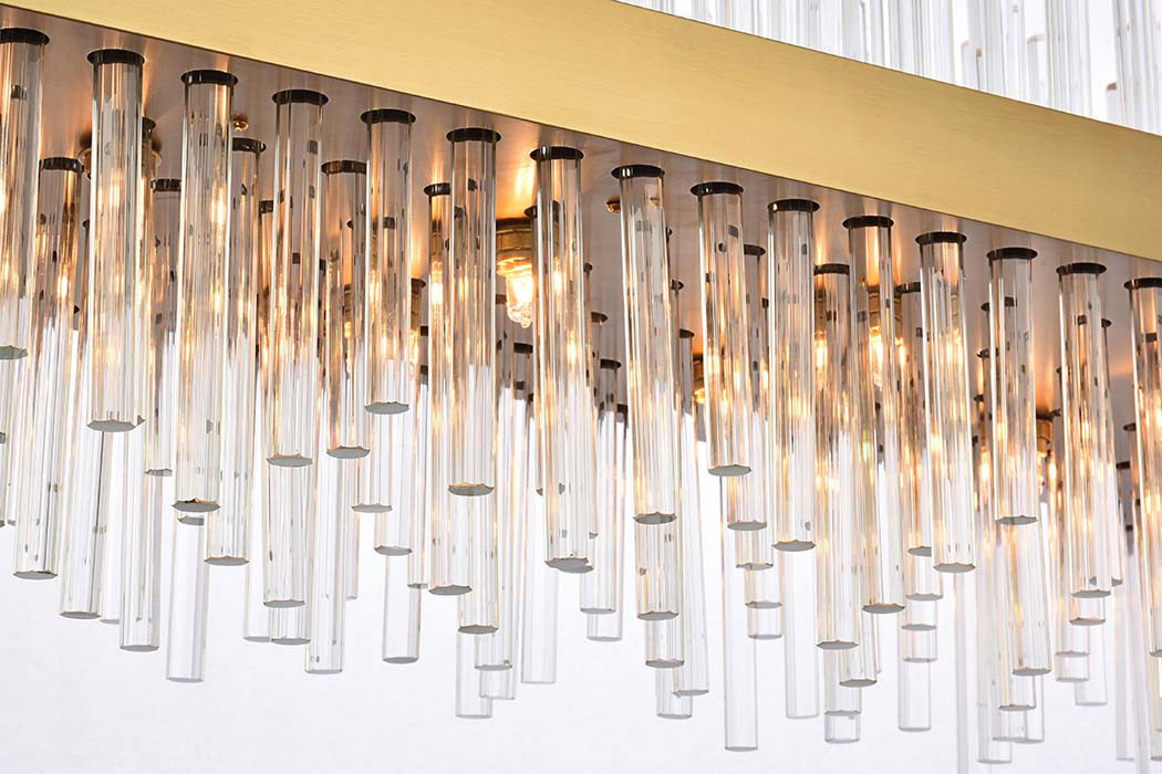 Elegant Chandelier - Satin Gold, L 42" (3000G42SG)