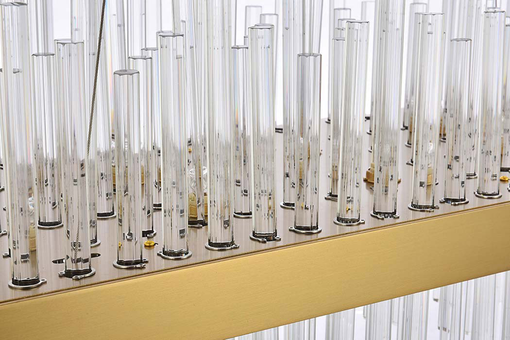 Elegant Chandelier - Satin Gold, L 42" (3000G42SG)