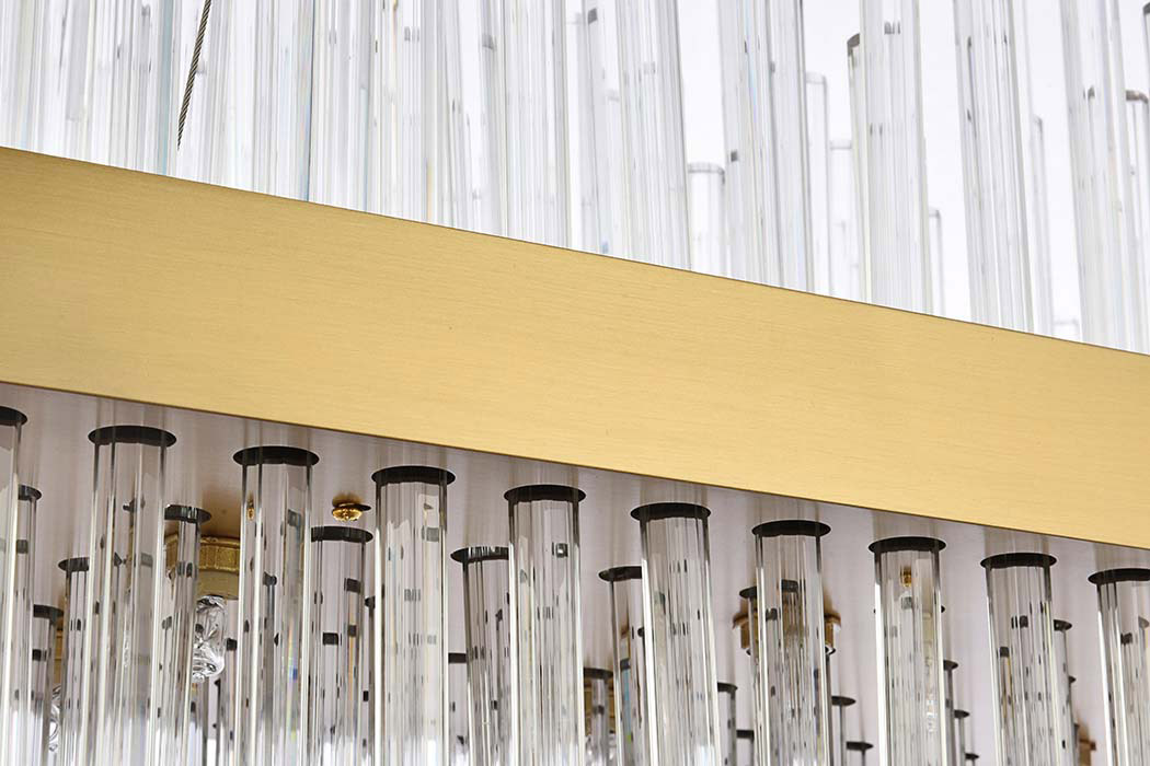 Elegant Chandelier - Satin Gold, L 42" (3000G42SG)