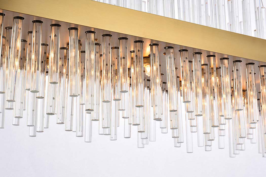 Elegant Chandelier - Satin Gold, L 48" (3000G48SG)