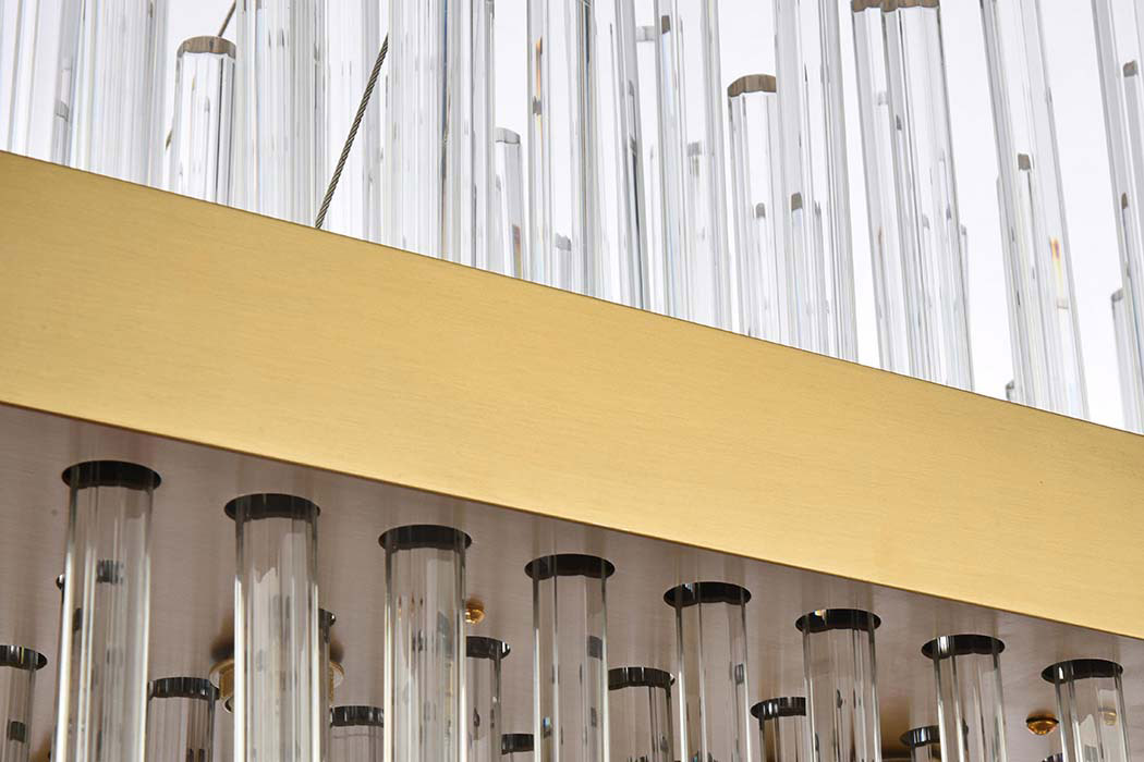Elegant Chandelier - Satin Gold, L 48" (3000G48SG)