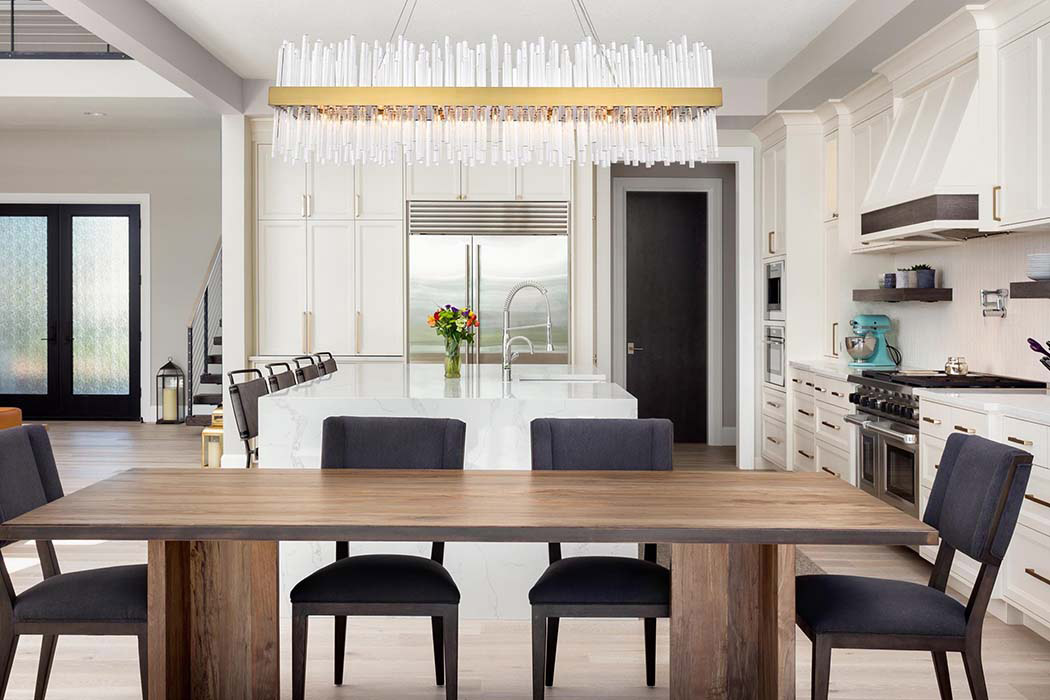 Elegant Chandelier - Satin Gold, L 48" (3000G48SG)