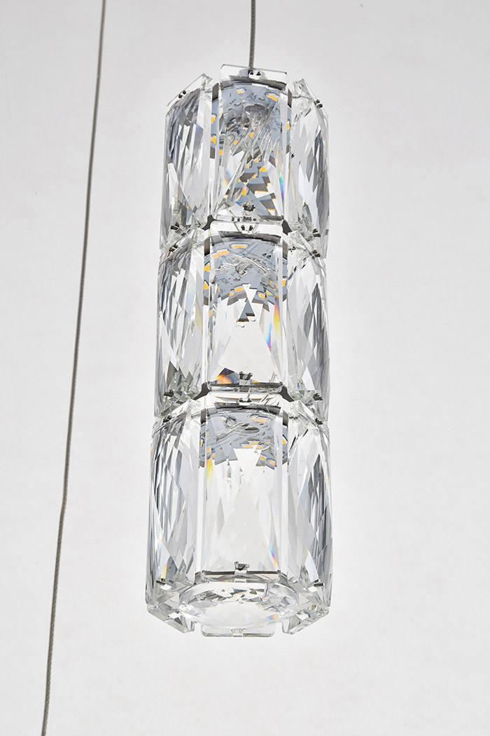 Elegant Pendant - Chrome, L 12" (3500D5RC)