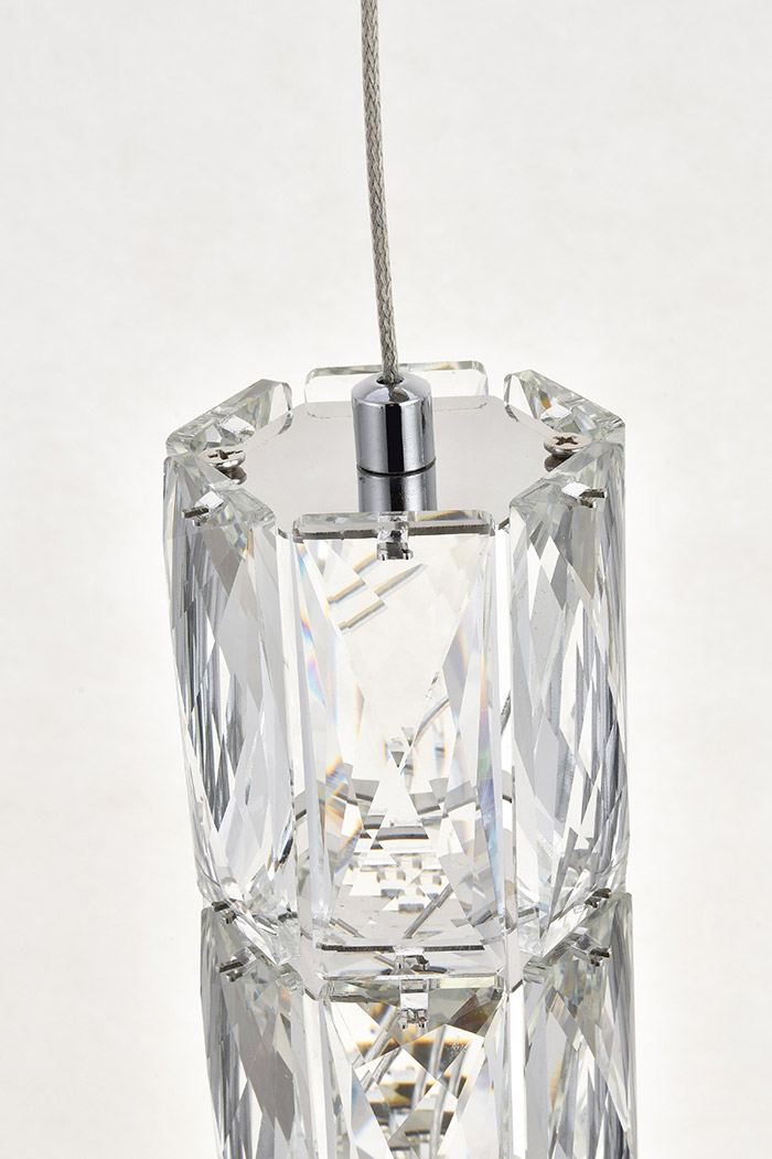 Elegant Pendant - Chrome, L 12" (3500D5RC)