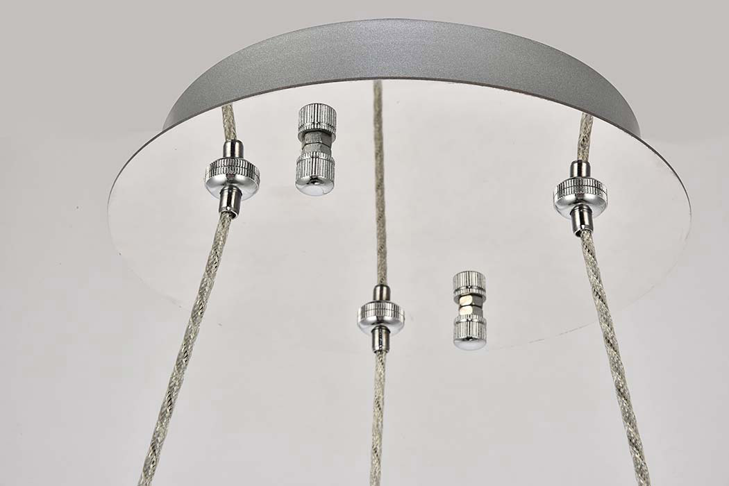 Elegant Monroe Led Chandelier - Chrome, L 17" (3503D17C)