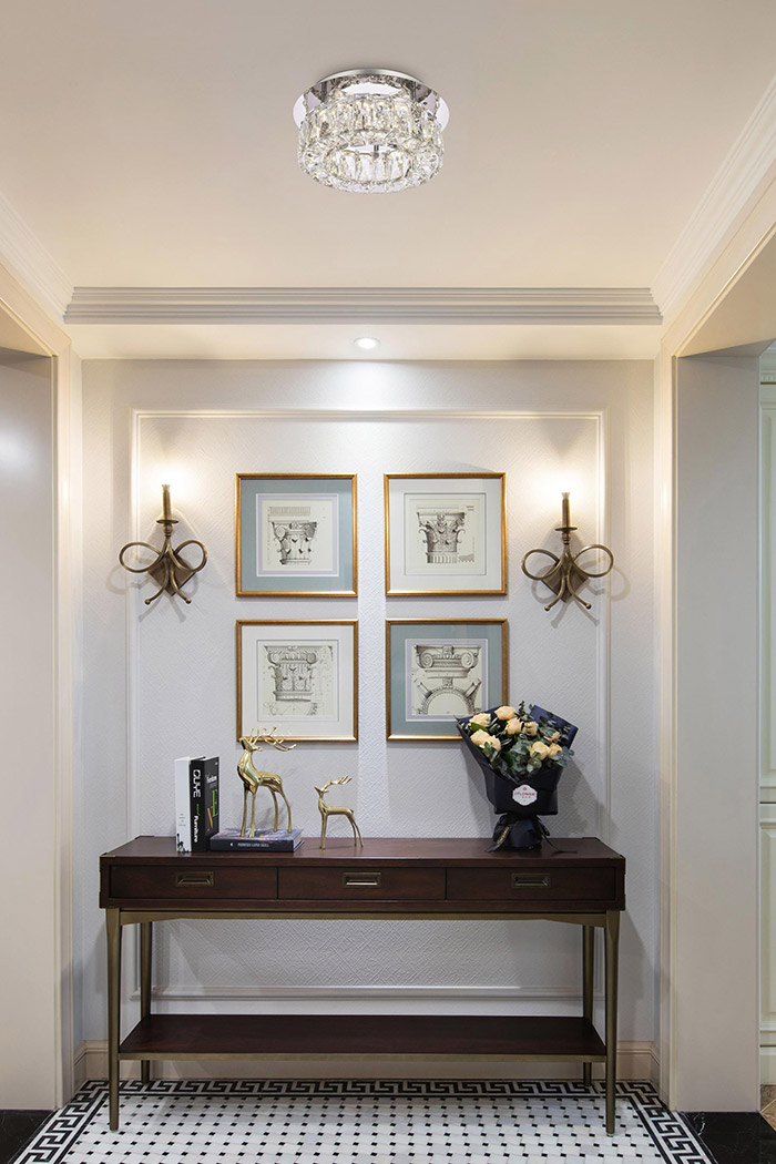 Elegant Monroe Led Flush Mount - Chrome, L 12" (3503F12C)