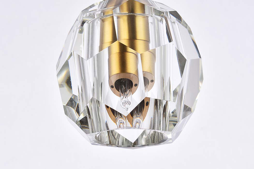 Elegant Eren 1 Light Pendant - Gold, L 5.5" (3505D6G)