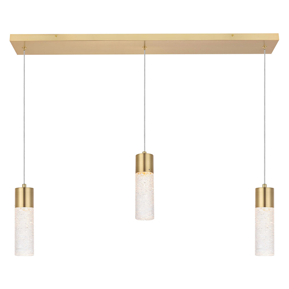 Elegant Pendant Light - Gold, L 36" (5200D36G)