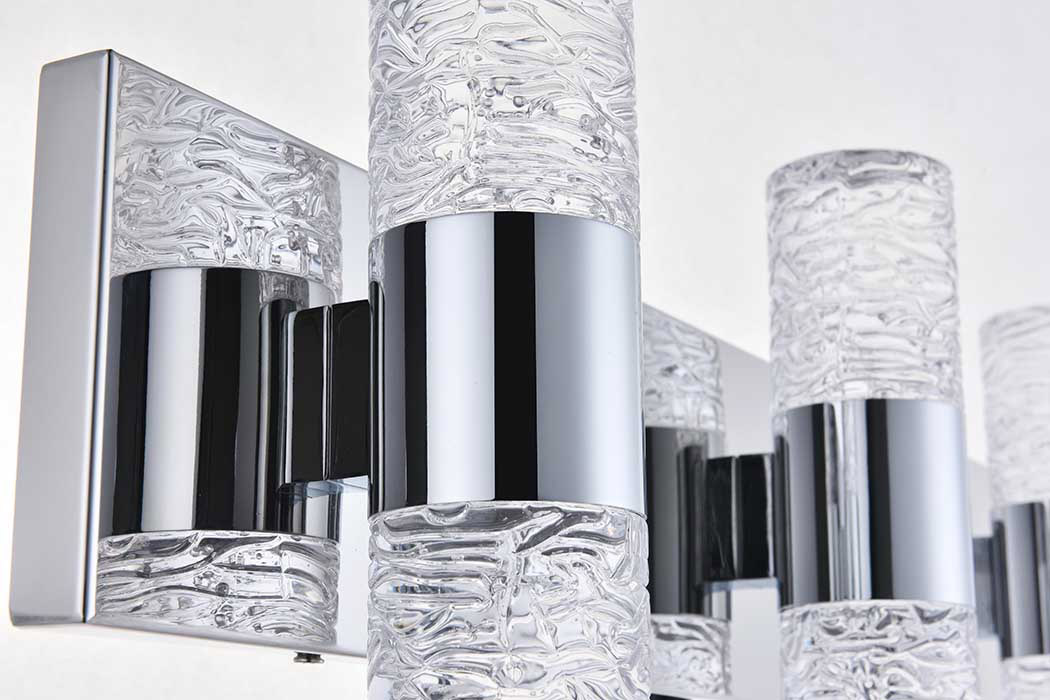 Elegant Wall Sconce - Chrome, L 24" (5200W24C)