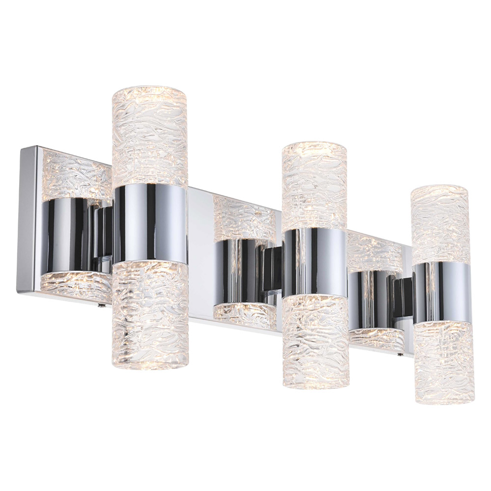 Elegant Wall Sconce - Chrome, L 24" (5200W24C)
