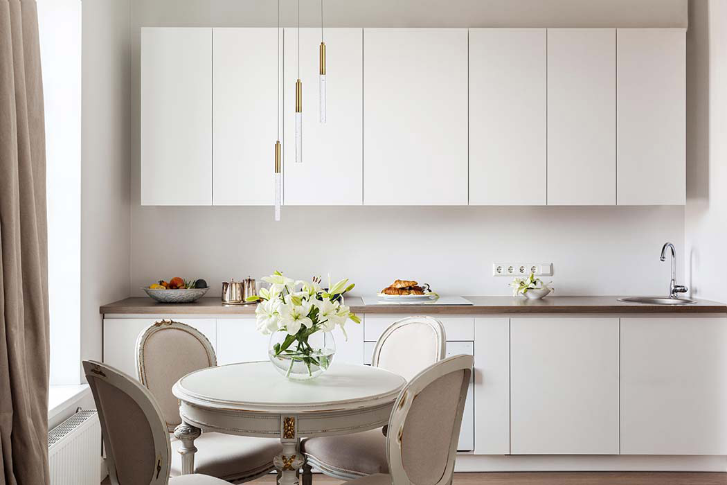 Elegant Ruelle 3 Lights Pendant - Gold, L 12" (5203D12G)