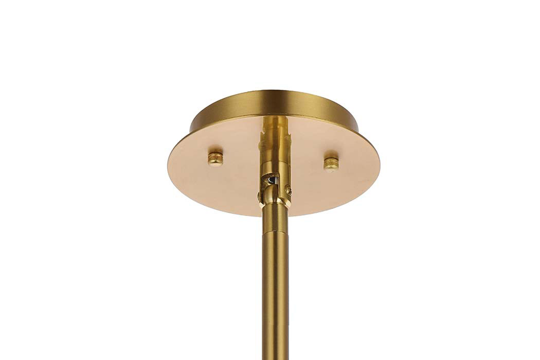 Elegant Pendant Light - Satin Gold, L 16" (6200D16SG)