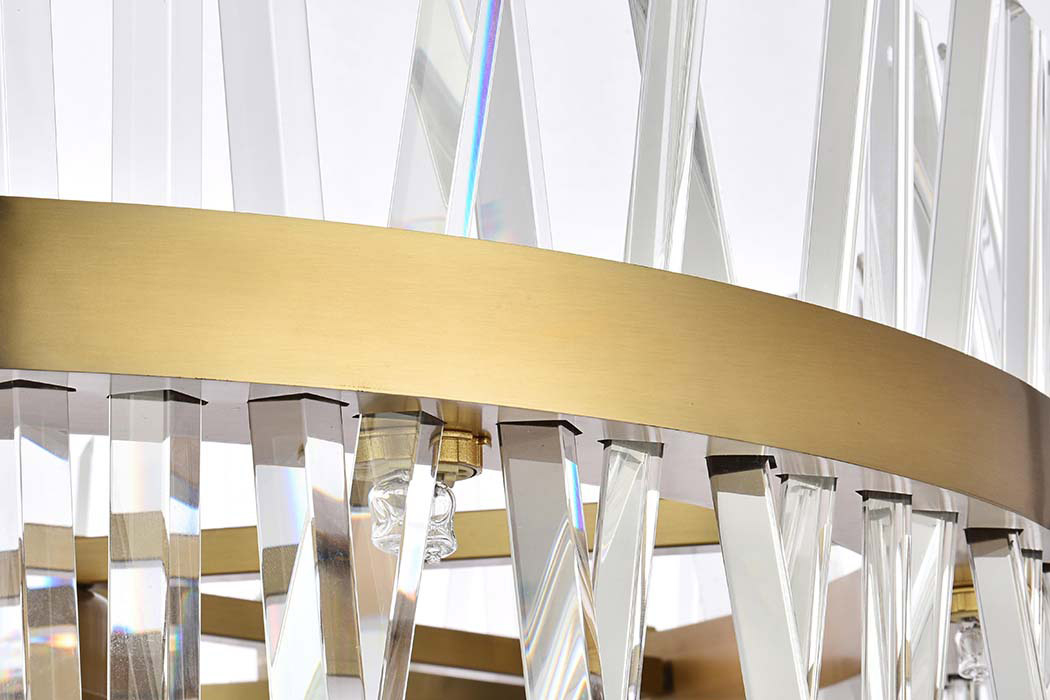 Elegant Pendant Light - Satin Gold, L 32" (6200D32SG)