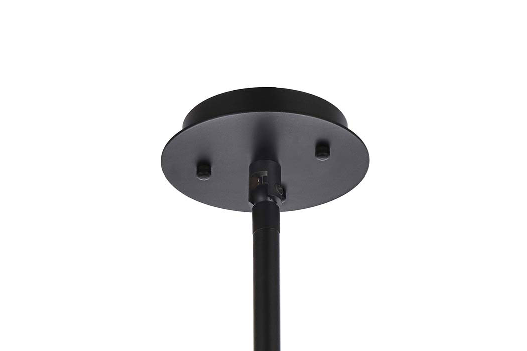 Elegant Pendant Light - Black, L 36" (6200D36BK)
