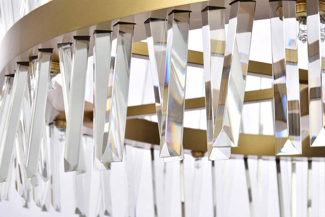 Elegant Pendant Light - Satin Gold, L 36" (6200D36SG)