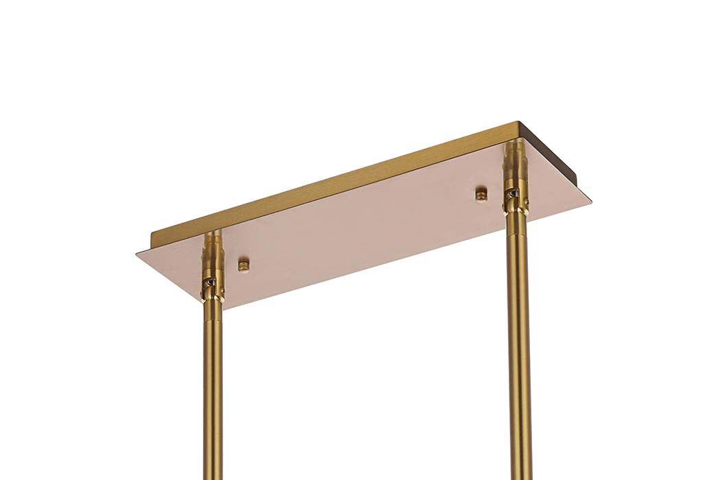 Elegant Chandelier - Satin Gold, L 36" (6200G36SG)