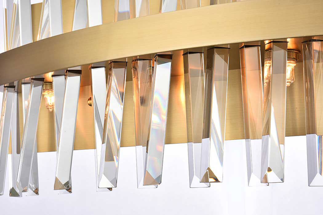 Elegant Wall Sconce - Satin Gold, L 24" (6200W24SG)