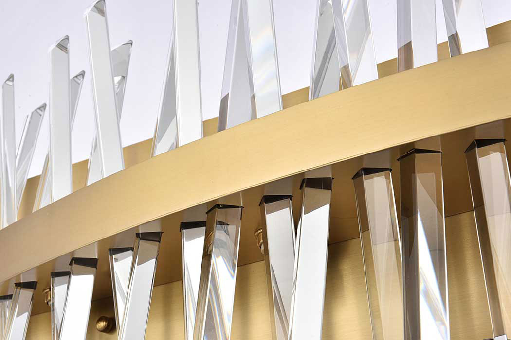 Elegant Wall Sconce - Satin Gold, L 30" (6200W30SG)