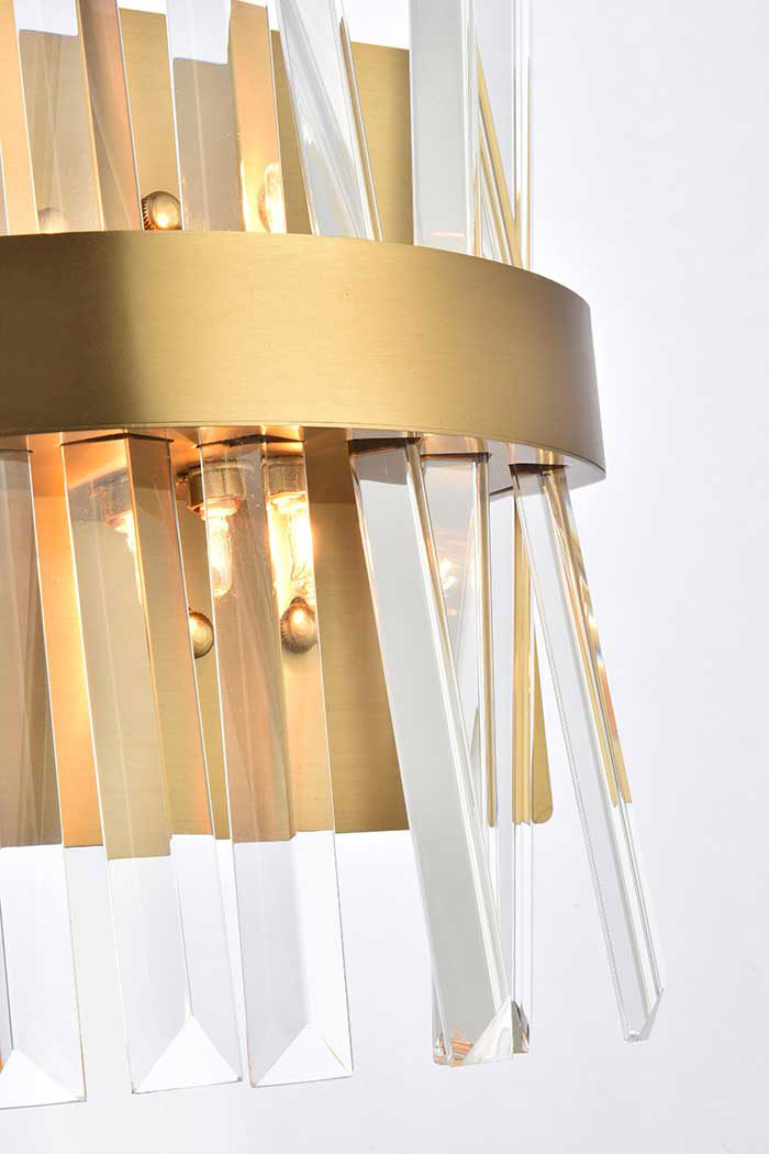 Elegant Wall Sconce - Satin Gold, L 8" (6200W8SG)