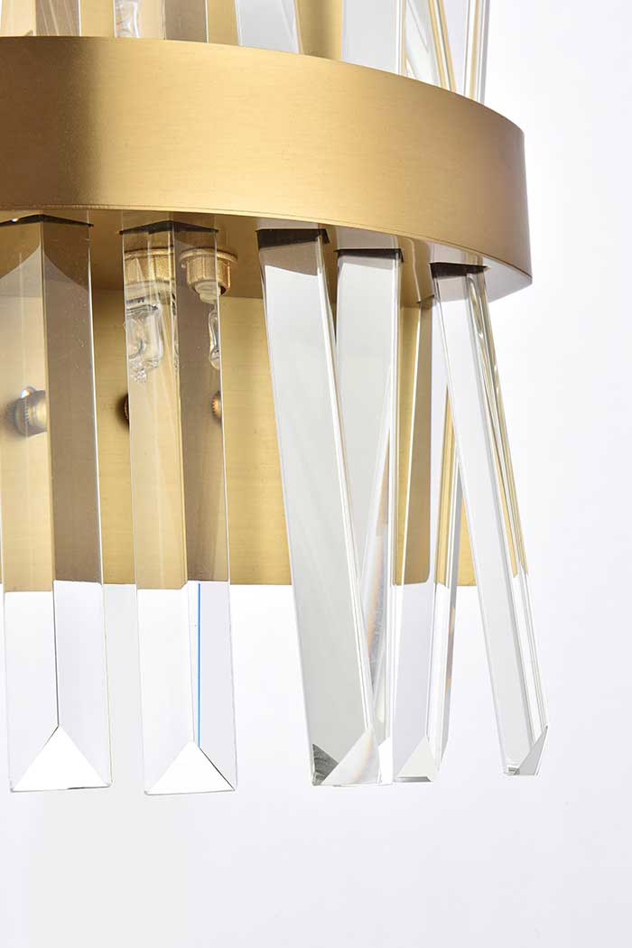 Elegant Wall Sconce - Satin Gold, L 8" (6200W8SG)