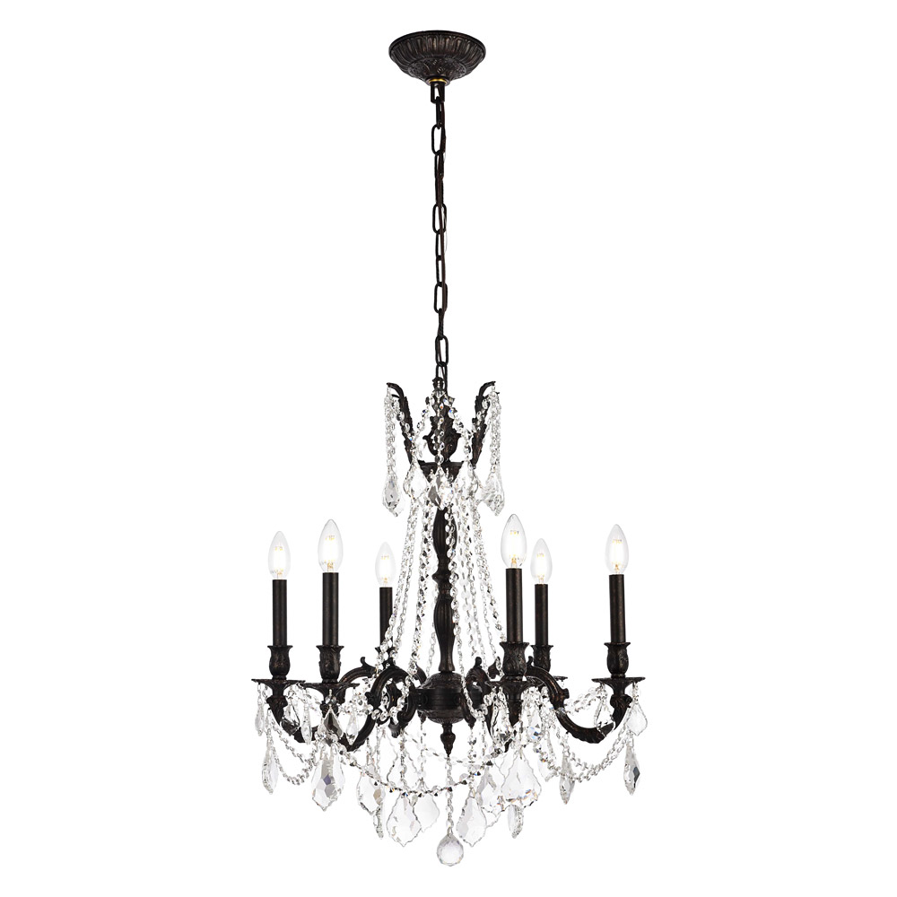 Elegant - Chateau Design 6-Light 26'' Chandelier