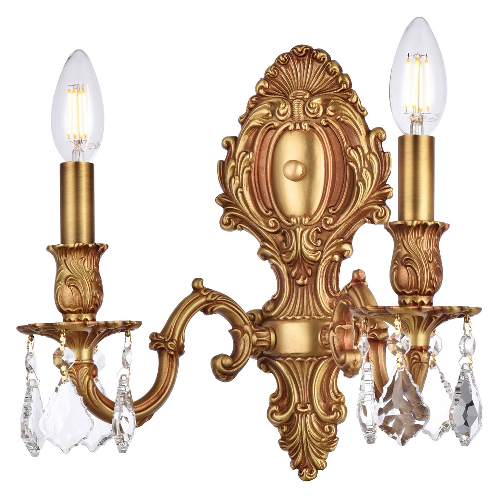 Elegant Wall Sconce - French Gold (9602W10FG-RC)
