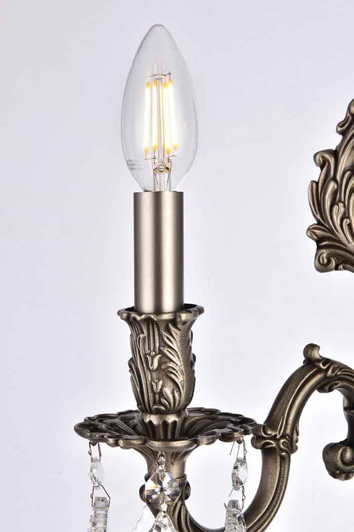 Elegant Wall Sconce - Pewter (9602W10PW-RC)