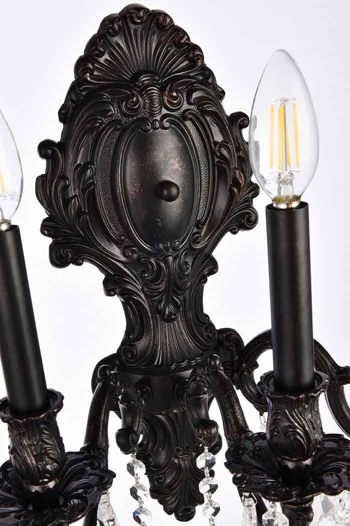 Elegant Wall Sconce - Dark Bronze (9603W14DB-RC)