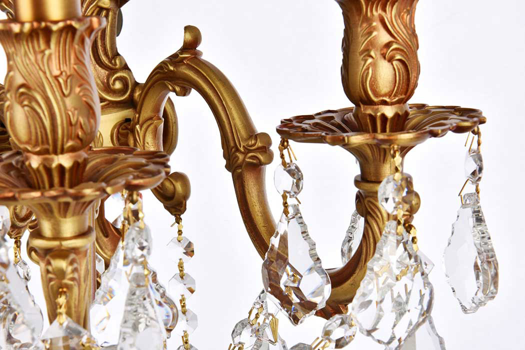 Elegant Wall Sconce - French Gold (9605W21FG-RC)