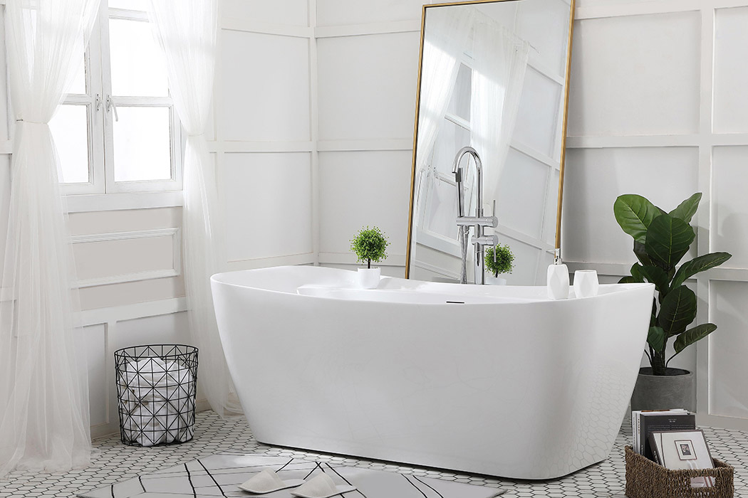 Elegant Bathtub - White, D 67" (BT10467GW)
