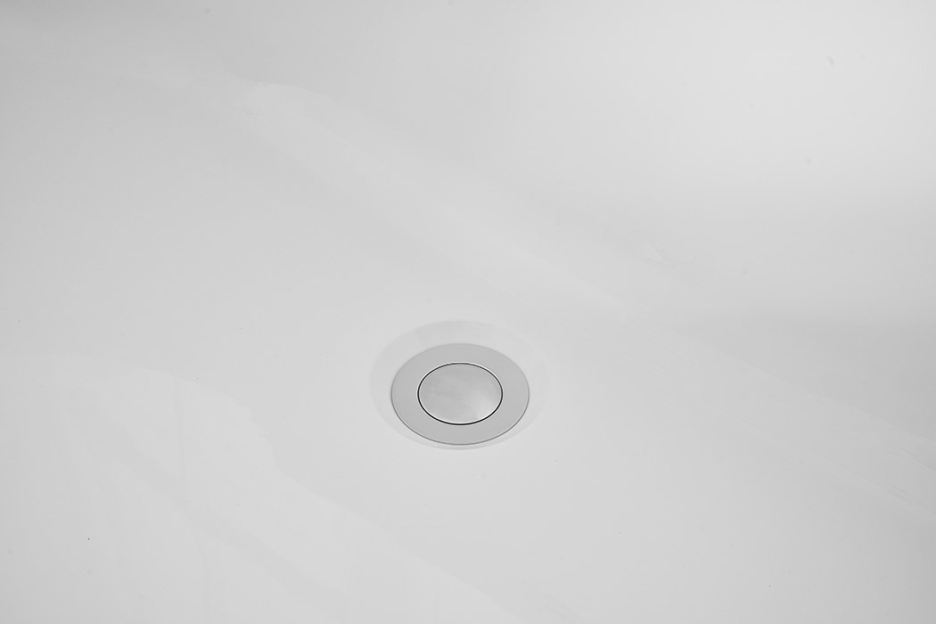 Elegant Soaking Roll Top Bathtub - White, D 59" (BT10659GW)