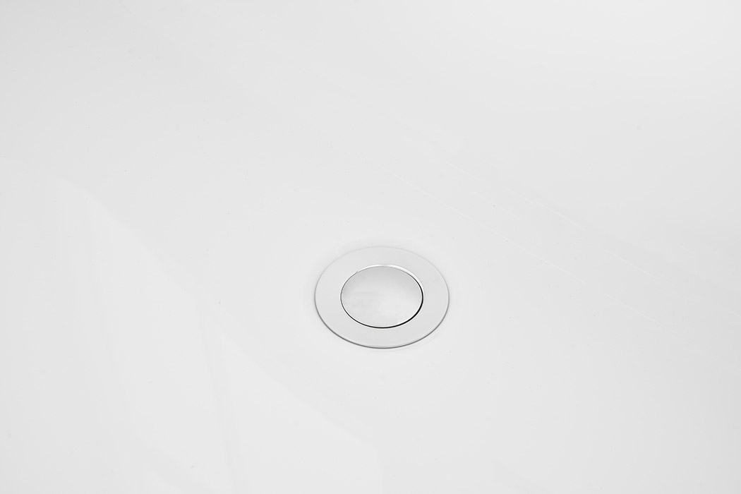 Elegant Soaking Roll Top Bathtub - White, D 71" (BT10671GW)