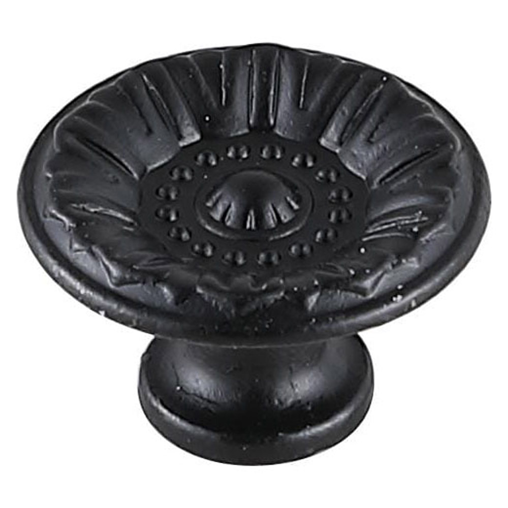 Elegant Cadon Cabinet Knob, Set of 10 - Matte Black (KB2010-MB-10PK)