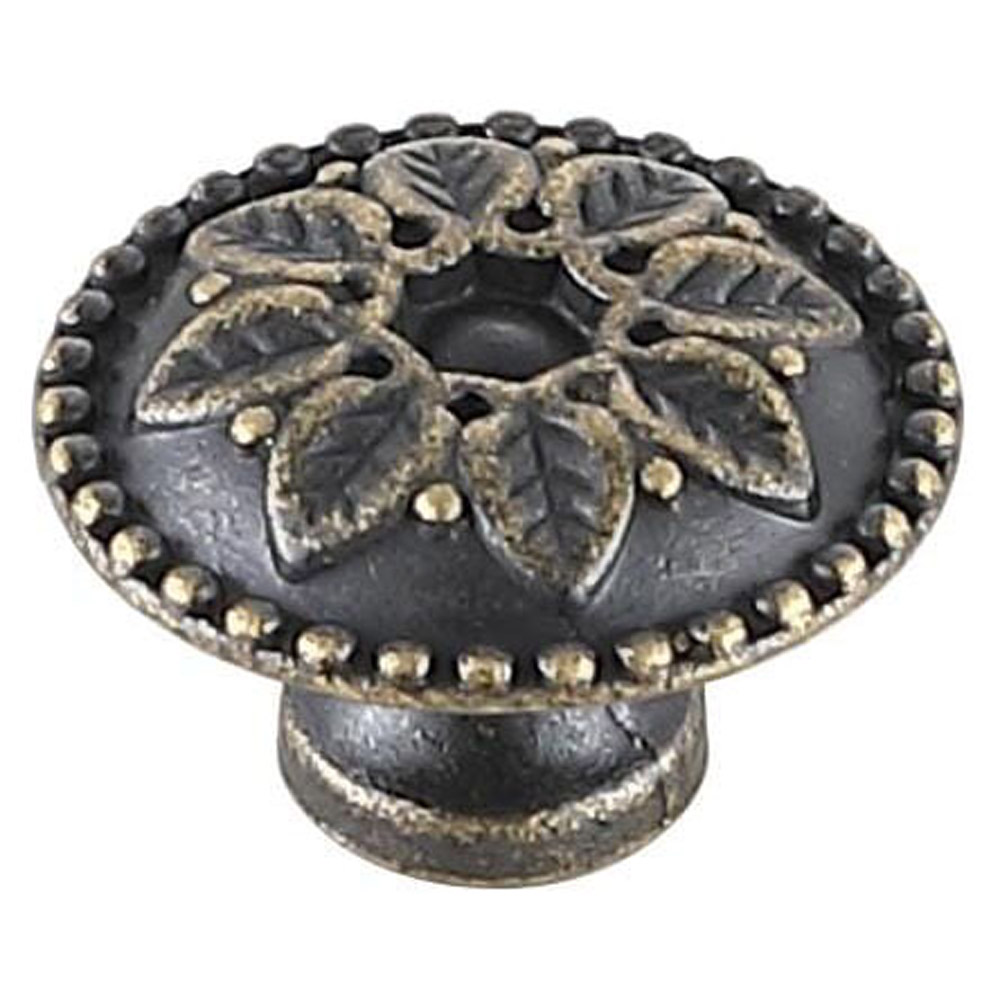 Elegant Cadon Cabinet Knob, Set of 10 - Antique Bronze (KB2011-AB-10PK)
