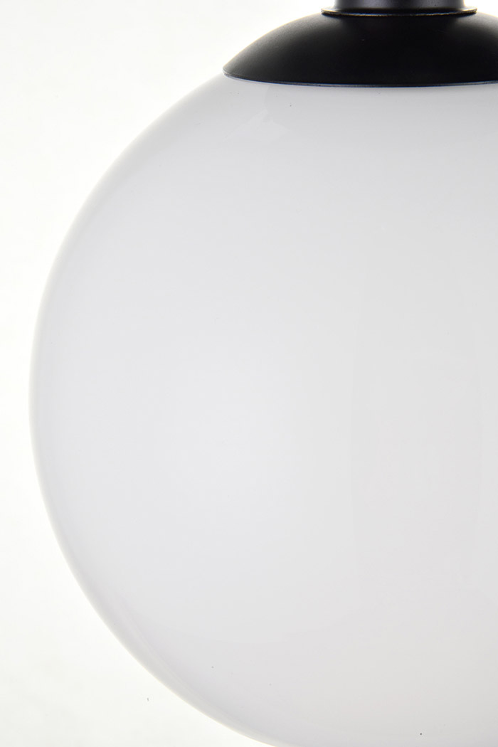Elegant Baxter 1-Light Flush Mount - Black, L 7,9" (LD2205BK)