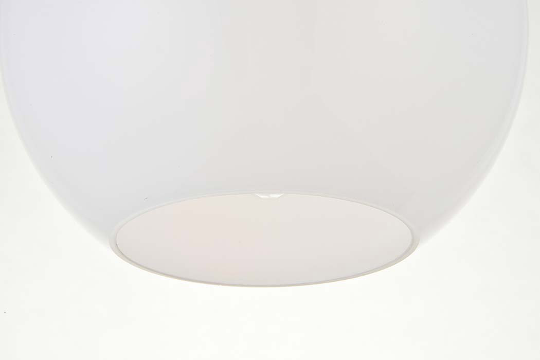 Elegant Baxter 1-Light Flush Mount - Chrome, L 7,9" (LD2205C)