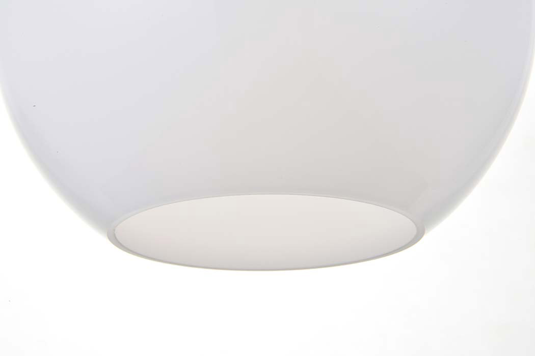 Elegant Baxter 1-Light Pendant - Black, L 7.9" (LD2207BK)
