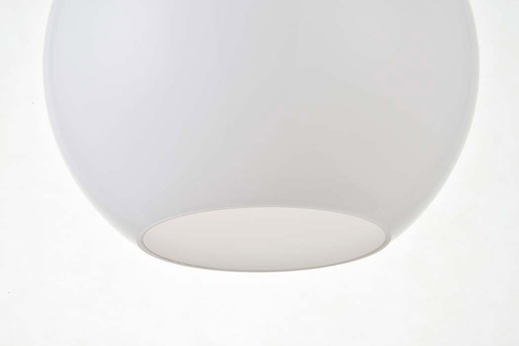 Elegant Baxter 1-Light Pendant - Brass, L 7.9" (LD2207BR)