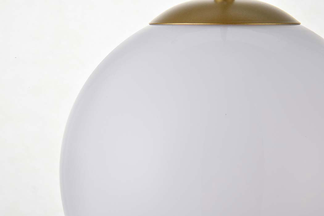 Elegant Baxter 1-Light Pendant - Brass, L 7.9" (LD2207BR)